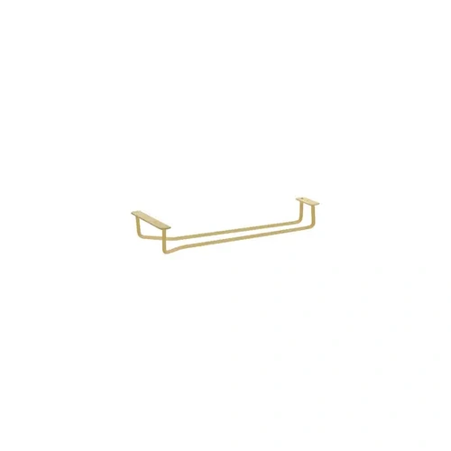 CHEF INOX GLASS HANGER 250mm BRASS PLATE