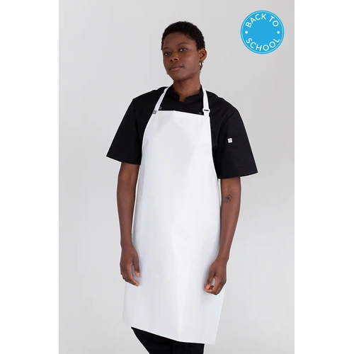 Aussie Chef PVC White Bib Apron 70 x 86