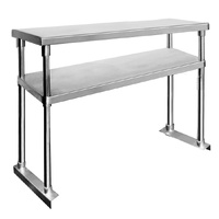 VANTAGE S/ST DOUBLE TIER OVERSHELF