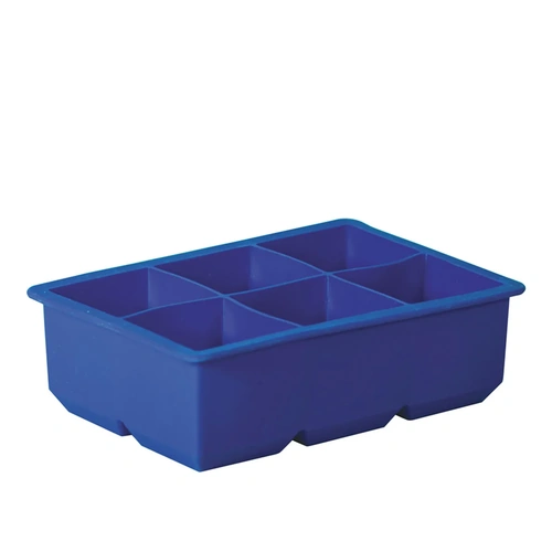 Avanti Silicone 6 Cup King Ice Cube Tray Blue | Jumbo Ice Cube
