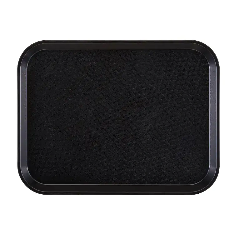 CAMBRO PLASTIC FOOD TRAY BLACK 30cmW x 41cmL