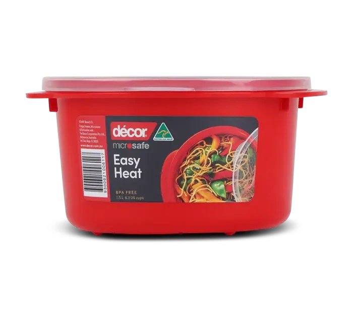 DECOR MICROSAFE ROUND 1.5 LTR 180 DIA x 100mm