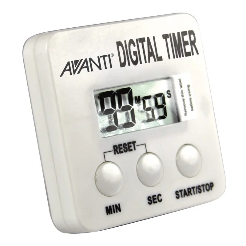 AVANTI DIGITAL TIMER 100 MINUTES, WHITE 