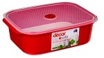 DECOR MICROSAFE OBLONG WITH STEAMING RACK 3.5 LTR