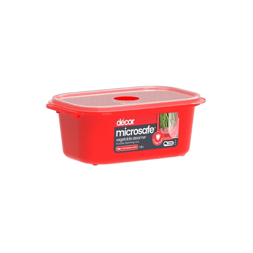 Microwave Steamer, Oblong, 1.6L with rack