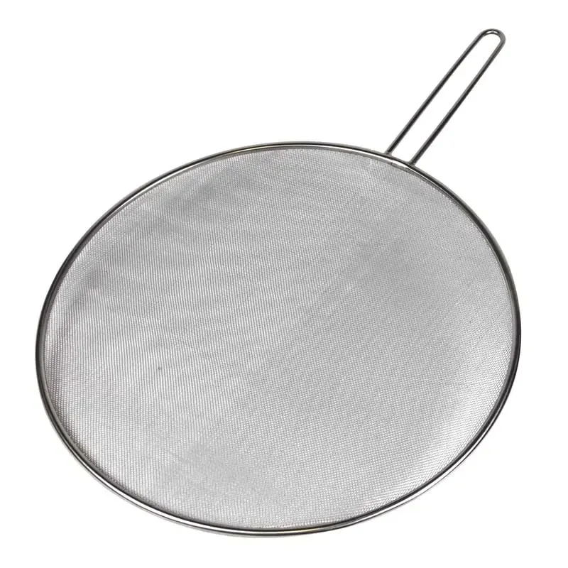 AVANTI S/ST SPLATTER SCREEN 33cm WIRE HANDLE