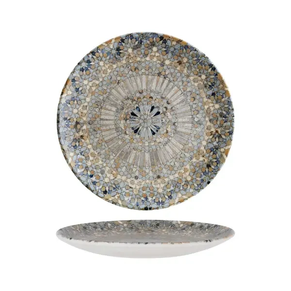 BONNA LUCA ROUND COUPE PLATE 270mmØ MOSAIC