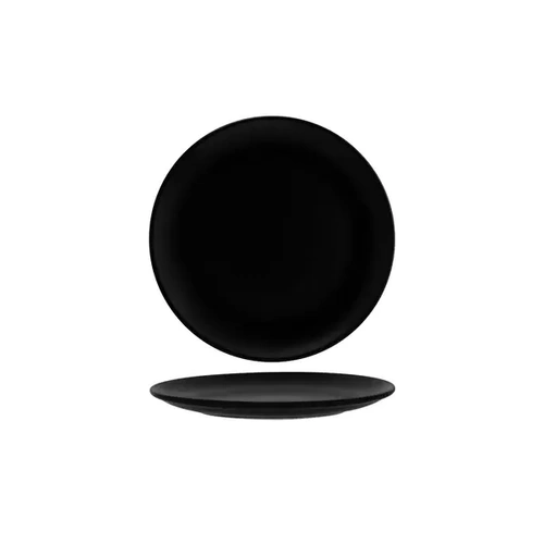 BONNA NOTTE ROUND COUPE PLATE BLK 250mm x 25mm