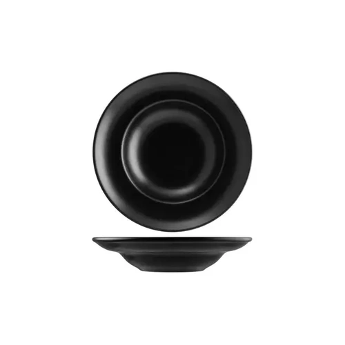 BONNA NOTTE ROUND PASTA PLATE BLK 270mm x 57mm ,470ml