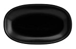 BONNA NOTTE OVAL COUPE DISH BLK 240mm x 140mm x 30mm