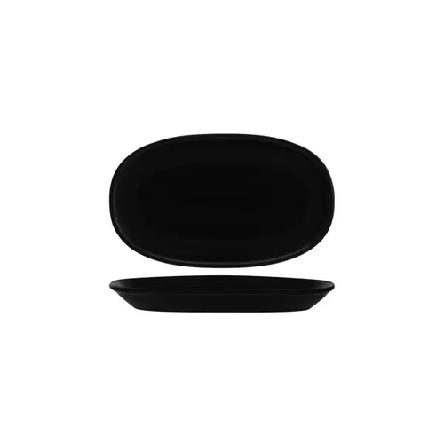 BONNA NOTTE OVAL COUPE DISH BLK 290mm x 170mm x 32mm