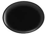 BONNA NOTTE OVAL COUPE PLATTER BLK  310mm x 240mm x 30mm
