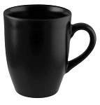 BONNA NOTTE CONIC MUG BLACK 330ml