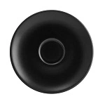 BONNA NOTTE ESPRESSO CUP SAUCER BLK 120mm