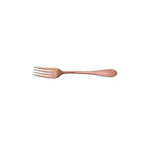 TABLEKRAFT SOHO ROSE GOLD 18/10 DESSERT FORK 1 dozen