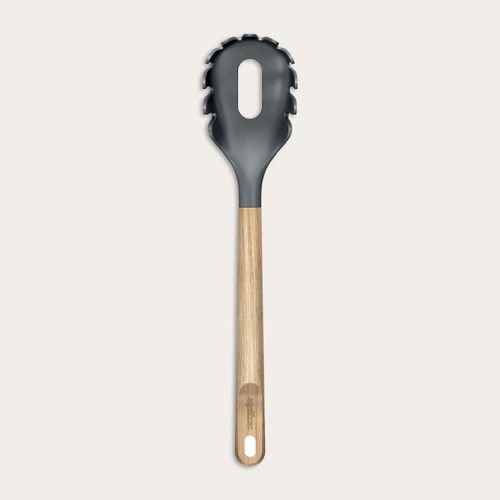 Oak Wood Spaghetti Server