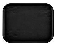 CAMBRO PLASTIC FOOD TRAY BLACK 36cmW x 46cmL