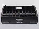 MANTOVA MOULDED ABS GLASS BASKET, 14 x 17