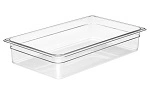 CAMBRO 1/1 x 100mm FOOD PAN 13 LTR CLEAR