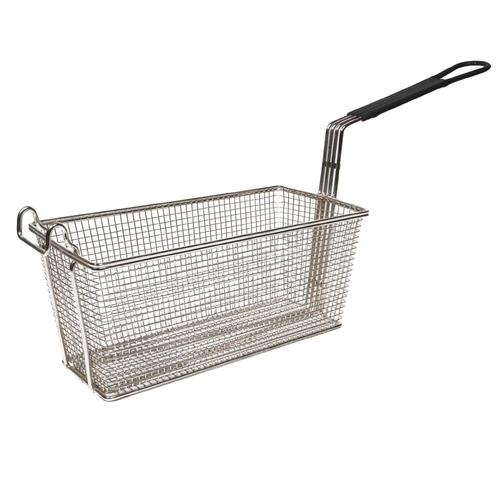 KH Fry Basket Rectangle Black Handle 350 x 138 x 150mm