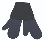 AVANTI SILICONE DOUBLE OVEN MITTS CHARCOAL