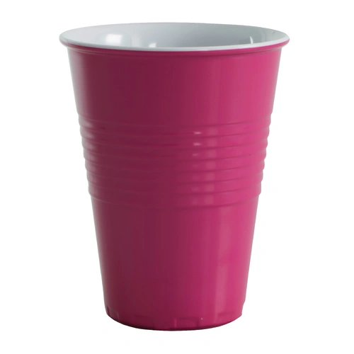 Serroni Miami Melamine Two Tone 400ml Cup - Fuschia Pink