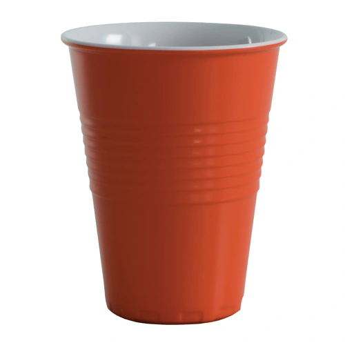 Serroni Miami Melamine Two Tone 400ml Cup - Orange