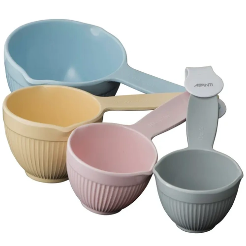 AVANTI RIBBED 4 PIECE MELAMINE MEASURING CUP SET