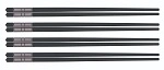 AVANTI SILVER TRIM ALLOY CHOPSTICKS 24cm (4 PAIRS)