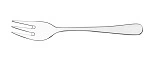 TABLEKRAFT YORK CUTLERY CAKE FORK S/ST