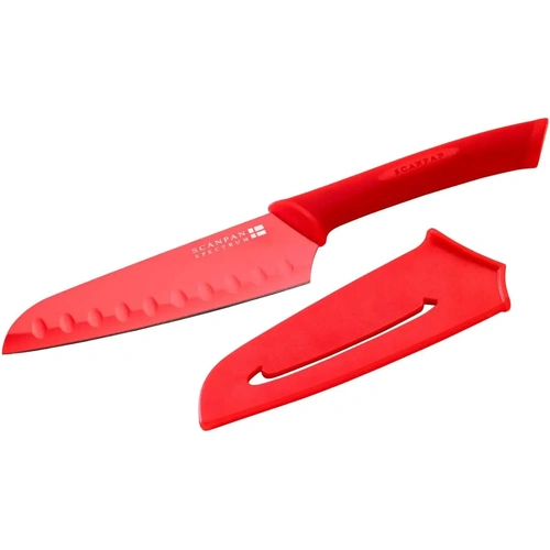 SCANPAN 14cm SANTOKU KNIFE, RED