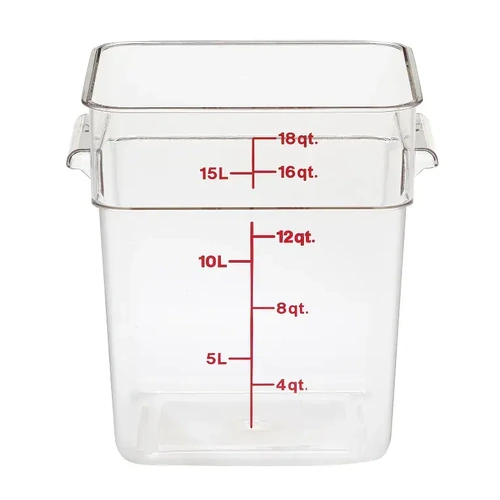 CAMBRO 18 QT CAMWEAR SQUARE CONTAINER