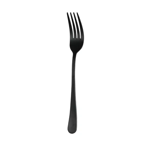 AMEFA AUSTIN MATT BLACK S/ST TABLE FORK 1 dozen