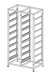 MANTOVA 16 GLASS BASKET DOUBLE SIDED STAND