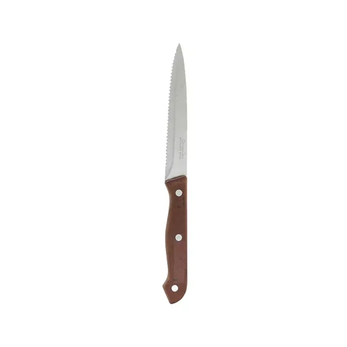 CAVALIER STEAK KNIFE POINT TIP DARK BROWN 12 doz
