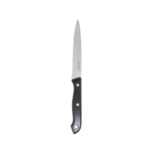 CAVALIER STEAK KNIFE POINT TIP BLACK 12 doz