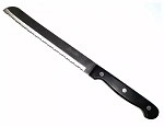 CAVALIER SERRATED BREAD KNIFE BLACK 200mm