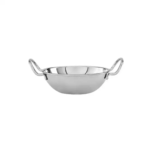 Mini Wok / Kadai Bowl 180mm Stainless Steel 