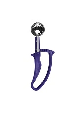 CHEF INOX EZY GRIP PORTIONER / ICE CREAM SCOOP NO. 40 PURPLE HANDLE