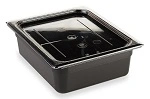 CAMBRO 1/2 x 100mm FOOD PAN 5.9 LTR BLACK