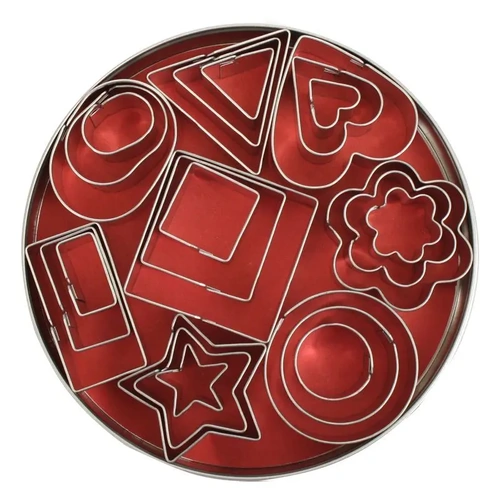 D.LINE MINIATURE COOKIE CUTTER  SET OF 24