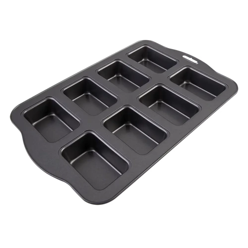 D.LINE DAILY BAKE 8 CUP MINI LOAF PAN, NON-STICK
