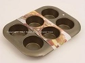 D.LINE DAILY BAKE 6 CUP JUMBO MUFFIN PAN, NON-STICK
