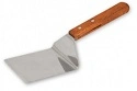 GRIDDLE SCRAPER 95x110mm WOOD HANDLE