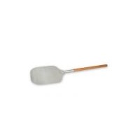 PIZZA PEEL ALUMINIUM HEAD 310x310mm WOOD HANDLE 