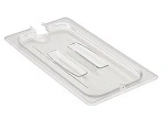 CAMBRO 1/3 SIZE CLEAR LID NOTCHED WHANDLE 176x325mm