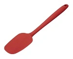 CHEF INOX NON STICK SILICONE SPATULA / SPOON RED 270mm