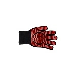 CHEF INOX OVEN GLOVE FLAME RETARDENT 250°C RED 300mmL