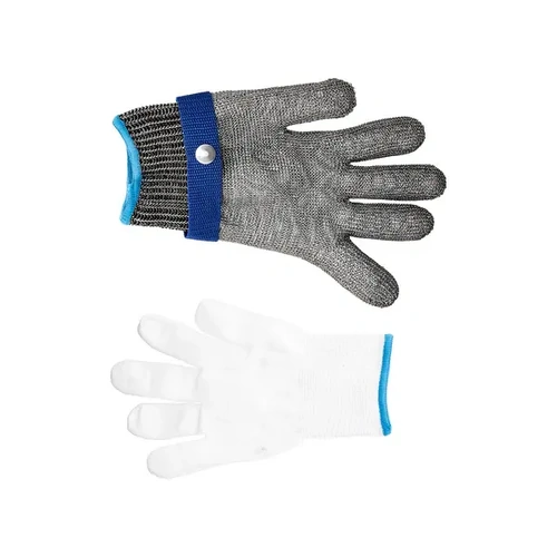 CHEF INOX S/ST CHAIN MESH GLOVE, WRIST LENGTH LARGE