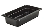 CAMBRO 1/3 x 65mm FOOD PAN 2.4 LTR BLACK